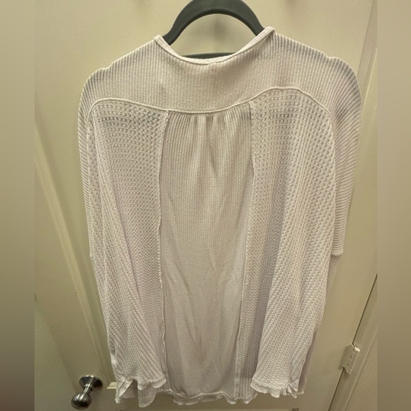 Free People Thermal Tunic with Buttons and Yoking - Picture 2 of 4